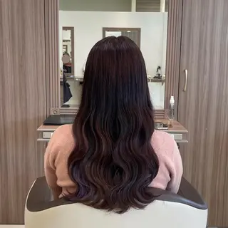 ロング カラー 𓍯暖色/韓国風 田中沙羅‎𓍯のヘアスタイル