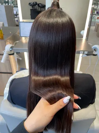 ロング スズキ マユウのヘアスタイル