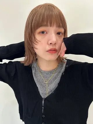 ショート カラー 垣内 奈緒のヘアスタイル