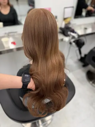 カラー 透ける透明感カラー 🎀anju/渋谷のヘアスタイル