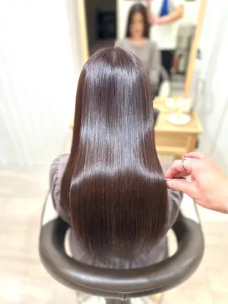 ロング 🪐韓国／グレージュ ／ ｓａｋｕｒａ☽⋰のヘアスタイル