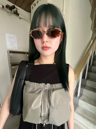 ロング カラー sliver ・siki /YUIのヘアスタイル