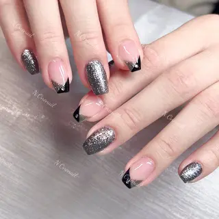 ネイル 長いだし/スカルプ/ パラシェルN.oneのネイルデザイン