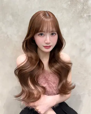 ロング 𝑀𝐼𝐾𝑈🤍 SALOWIN銀座のヘアスタイル