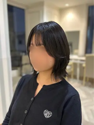 ミディアム 韓国ヘア 🇰🇷 RUKA 🩵🤍のヘアスタイル