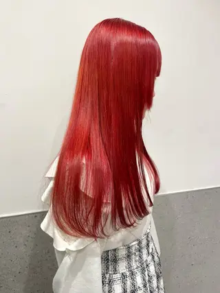 ロング GO TODAY SHAiRE SALON 原宿本店所属・REINA/ブリーチ /ハイトーン/原宿のヘアスタイル