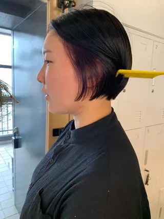 ショート TONUKOA RUA下北沢店【トヌコア ルア】所属・丸山璃子 /パーマ/レイヤーのヘアスタイル