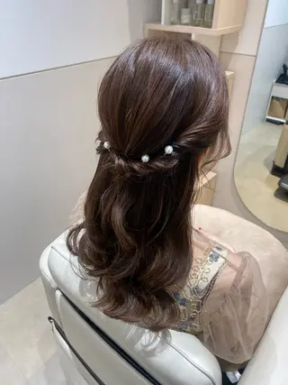 ヘアアレンジ SALOWIN銀座Suite所属・髪質改善/艶髪矯正 /長谷川なつみのヘアスタイル
