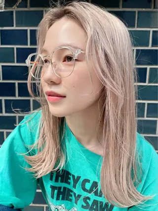 セミロング カラー パーマ ヘアアレンジ メンズ キッズ ネイル マツエク・マツパ 韓国ヘア🫧 KAZUTOのヘアスタイル