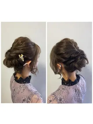 ミディアム Natural cameのヘアスタイル