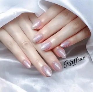 ネイル RAFFINE 月🦋🩵のネイルデザイン