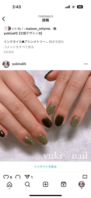 ネイル yuki♡nail 光が丘駅7分のネイルデザイン
