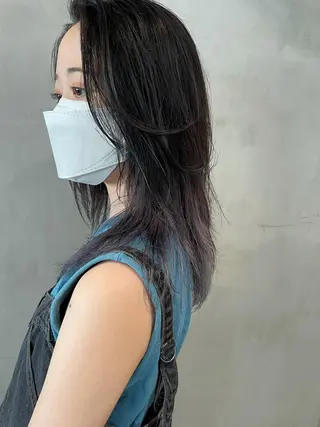 セミロング カラー 優作 〜圧倒的信頼〜のヘアスタイル