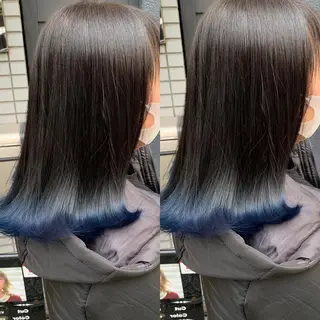 ミディアム カラー 髪質改善特化 ミサワコウキのヘアスタイル