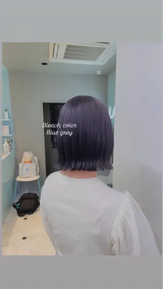 ショート カラー 🤍💕ブリーチカラ ーAyaka💕🤍のヘアスタイル