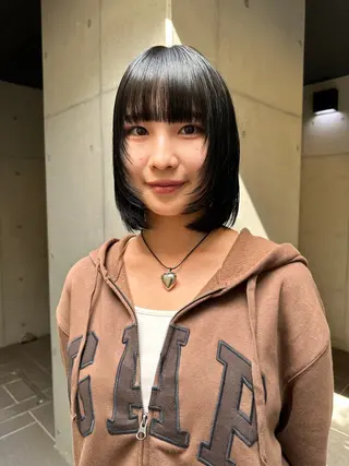 ショート カラー 似合わせウルフ/ レイヤー/山本祐輔のヘアスタイル