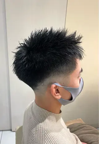 ミディアム パーマ メンズ 本厚木|縮毛矯正/ 酸性スト専門サロンのヘアスタイル