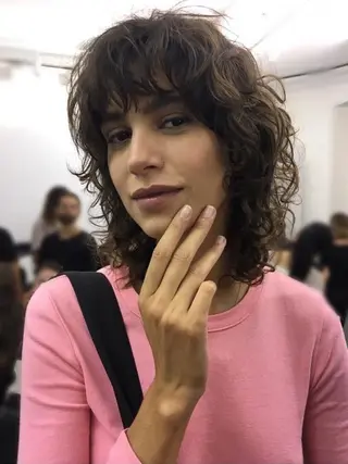 ミディアム パーマ Hair & make Lamp所属・梅田のブリーチ特化 美容師KAI🥰のヘアスタイル