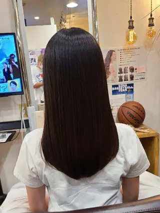 ロング シ マのヘアスタイル