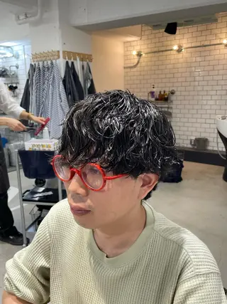 パーマ メンズ fifth天神大名所属・天神メンズヘア ➳つばさのヘアスタイル