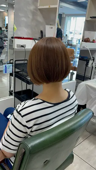 ショート カラー 似合わせ/前髪カット /店長   村上直也のヘアスタイル