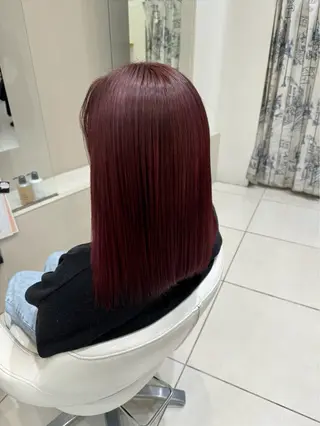 カラー 艶髪/ブリーチなし Wカラー🌺yuiのヘアスタイル