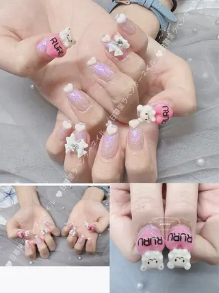 ネイル ラベンダー💖日暮里 ルル💖ネイルのネイルデザイン