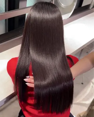 ロング カラー パーマ Qin shaire salon 原宿店所属・レイヤーカット 韓国ヘアayameのヘアスタイル