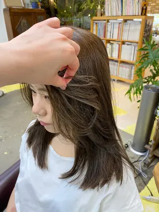 セミロング LIBRO所属・Moca 〰️のヘアスタイル