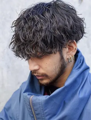 ショート パーマ メンズ fifth  SAKAE所属・SENTA✨メンズ パーマ✨fifth栄のヘアスタイル