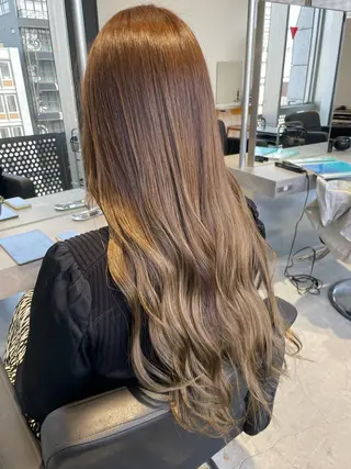 ロング カラー EIGHT／栄／ 諏訪　晃平のヘアスタイル