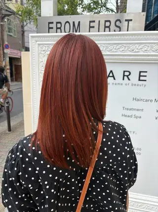 ミディアム カラー 艶カラー ⭐️ ヒナノのヘアスタイル