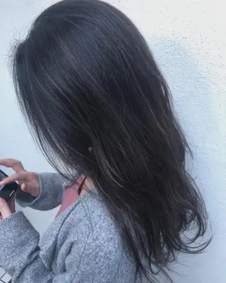 セミロング カラー SALOWIN三軒茶屋店所属・髪質改善/艶髪 やまなかのヘアスタイル