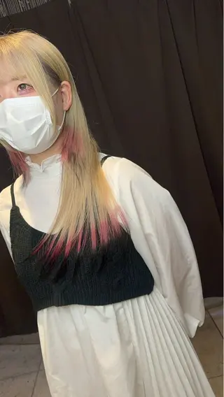 ロング カラー ⚠️激安ブリーチで 後悔してる方へ⚠️のヘアスタイル