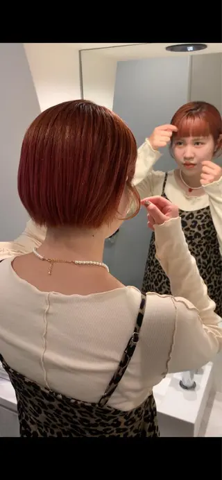 ショート 落合希 Olivebeigeのヘアスタイル