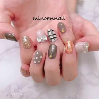ネイル 美ノ庵ネイルサロン メトロポリタン前店のネイルデザイン