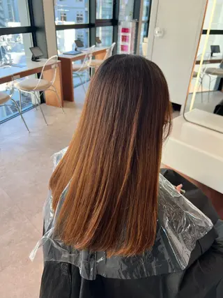 ミディアム カラー ✨髪質改善 縮毛矯正 艶髪 立川 コウキ✨のヘアスタイル