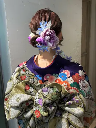 ヘアアレンジ 透明感カラー/ アレンジ✩akaneのヘアスタイル