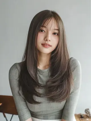 ロング カラー 佐藤 万倫💞⭐️のヘアスタイル