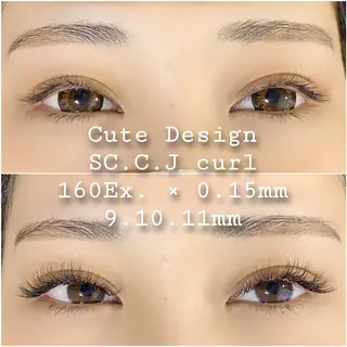 マツエク・マツパ mimośa. EyeDesignのマツエク・マツパデザイン