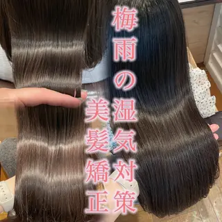 ロング ボブ/縮毛矯正/レイ ヤー♡Natsukiのヘアスタイル