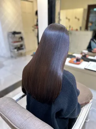 ロング 岡 龍太郎のヘアスタイル