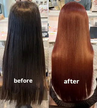 ロング 中島 花彩のヘアスタイル