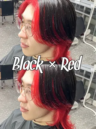 カラー パーマ/ダブルカラー ブリーチ⭐️海斗のヘアスタイル