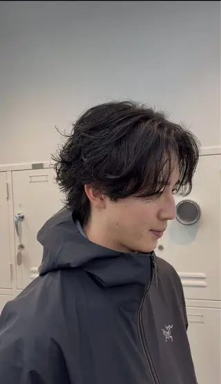 パーマ メンズ 🌀toa/波巻き✨ /メンズパーマ／栄のヘアスタイル