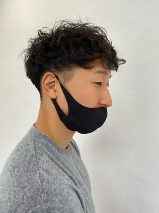 メンズ パーマ、髪質改善 菊地美月のヘアスタイル