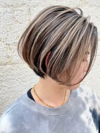 ショート カラー ヘアアレンジ 🎀 ひ な 🎀のヘアスタイル