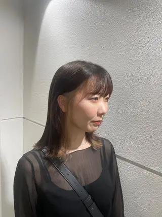 ミディアム カラー 🪻ダブルカラー /透明感カラーRioのヘアスタイル
