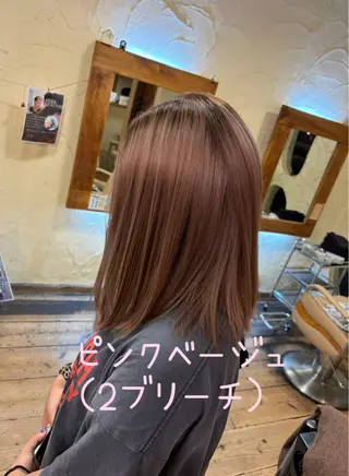 セミロング 大鹿 数馬のヘアスタイル