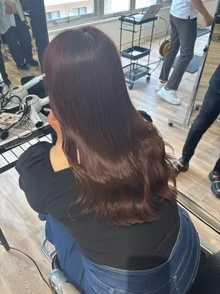 ロング パーマ 髙橋 かすみのヘアスタイル